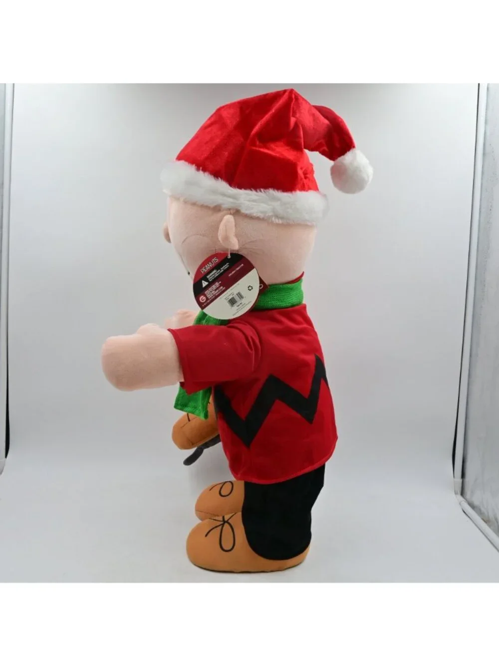 Gemmy Peanuts Charlie Brown Christmas Plush Door Greeter Ice Skates 22